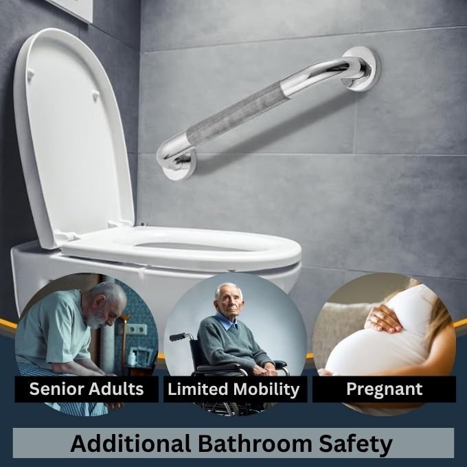 image explaining who can use shower grab bars