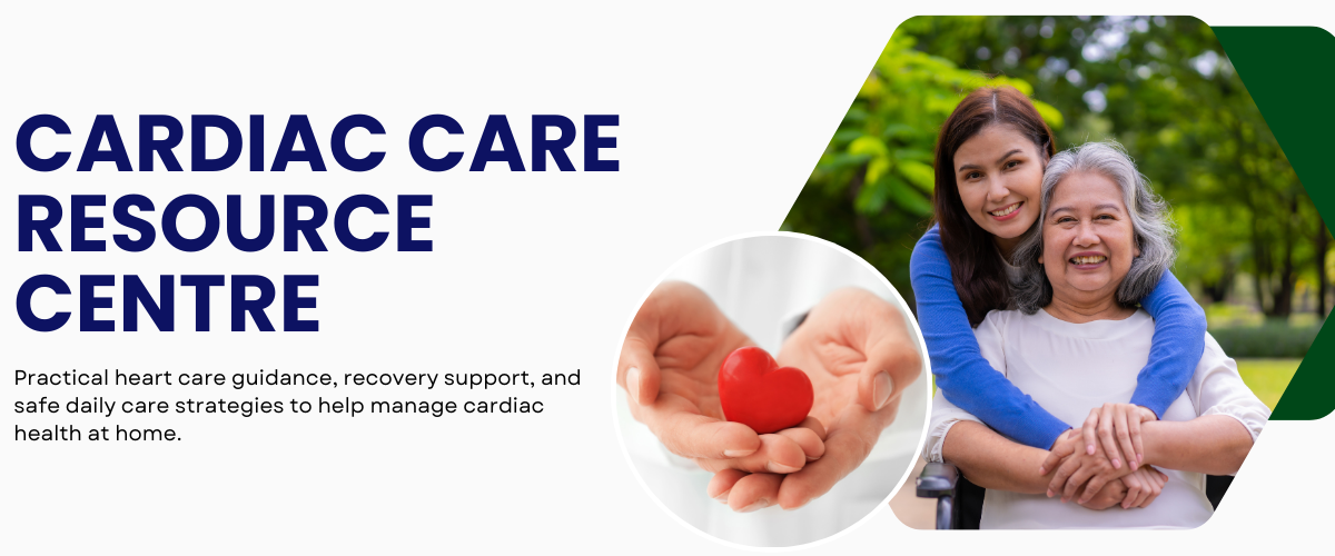 Supportive home caregiving moment with caregiver comforting a heart patient in a wheelchair