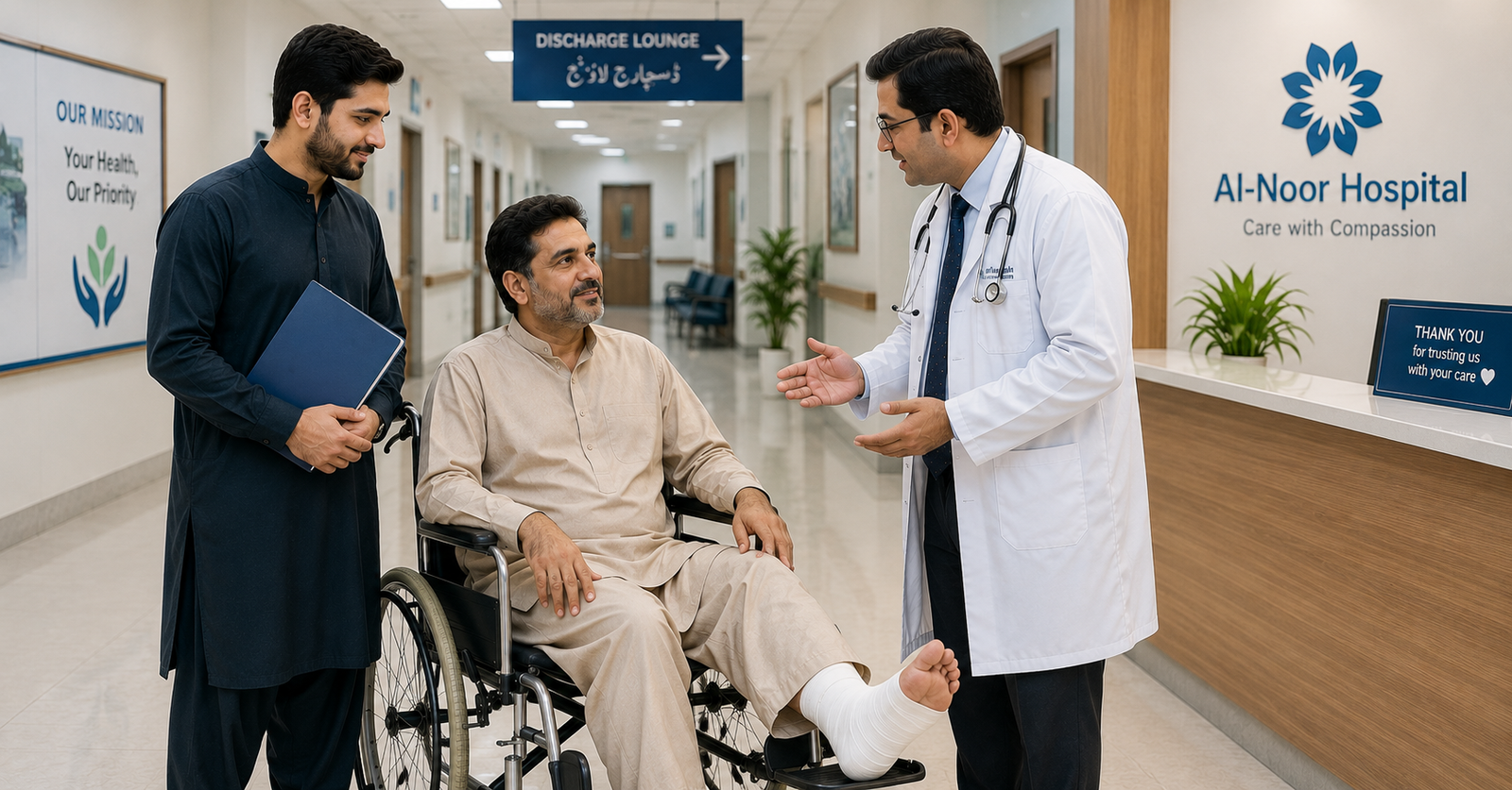 ہسپتال سے ڈسچارج کا دن: ڈاکٹر سے کون سی ضروری ہدایات اور فائلیں لینا لازمی ہے؟