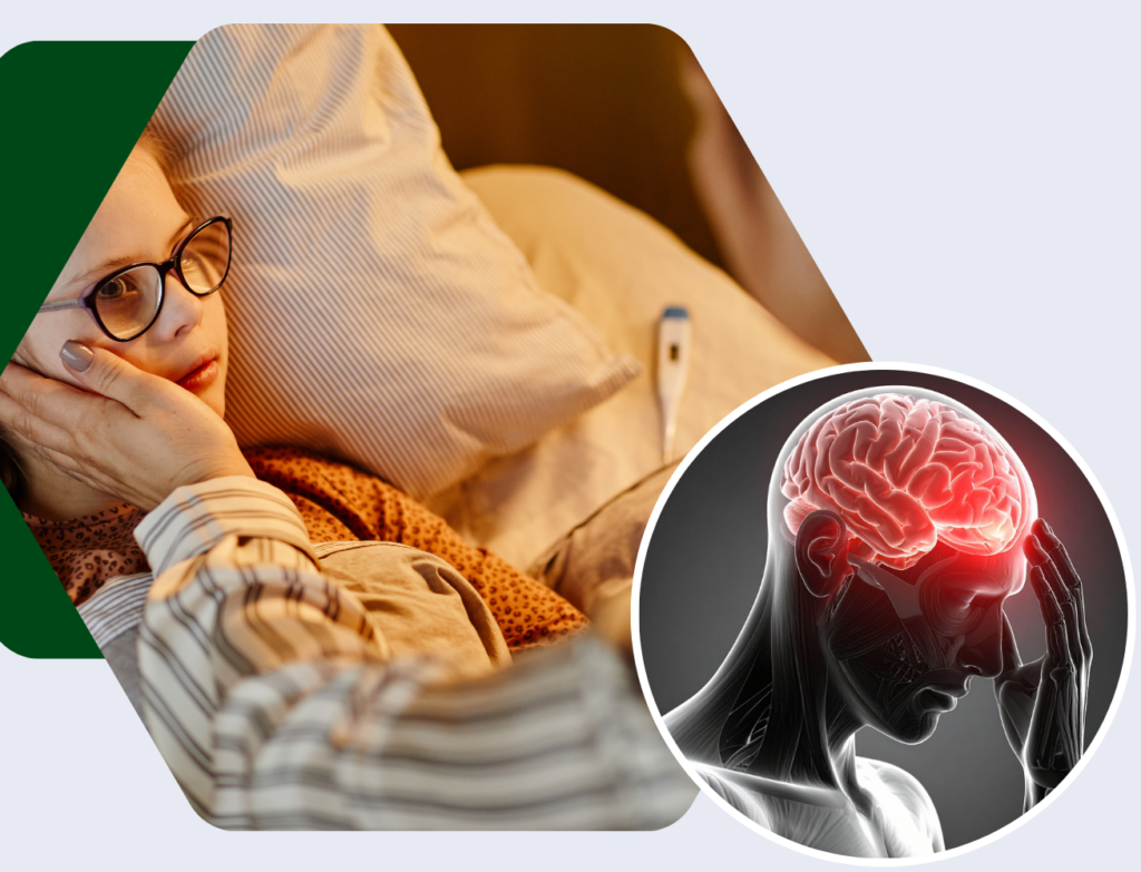 تیماردار دماغی اور اعصابی امراض میں مبتلا مریض کو چہرے پر ہاتھ لگا کر تسلی دیتے ہوئے۔